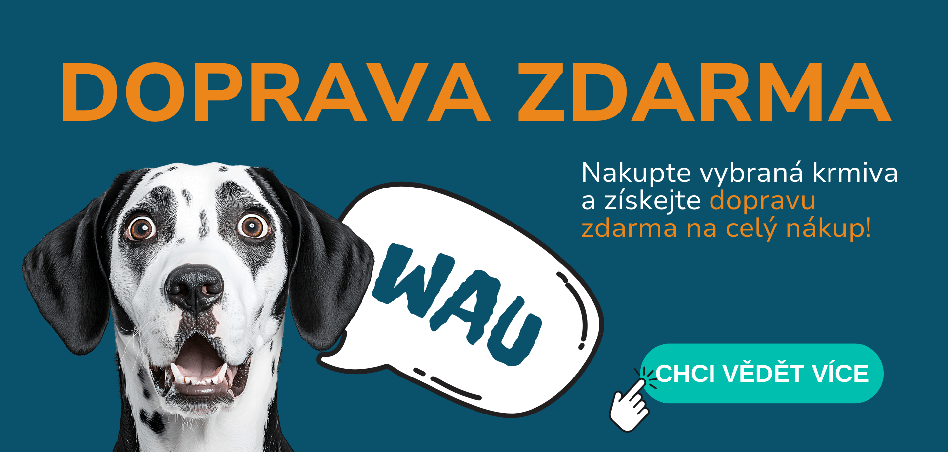 Doprava zdarma na psí granule