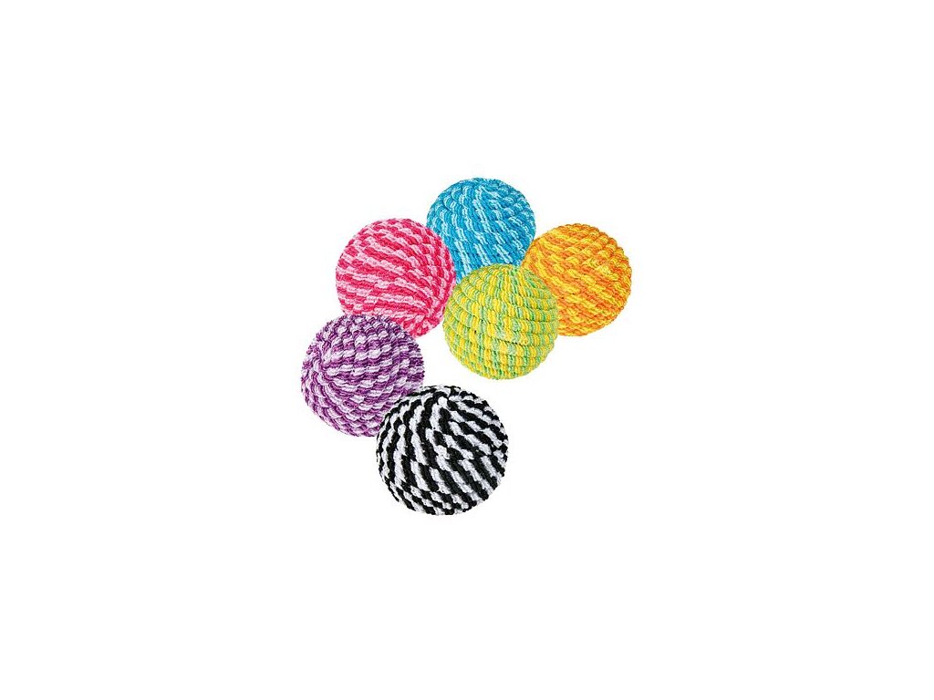 Provázkové míčky - různé barvy 4,5 cm TRIXIE
