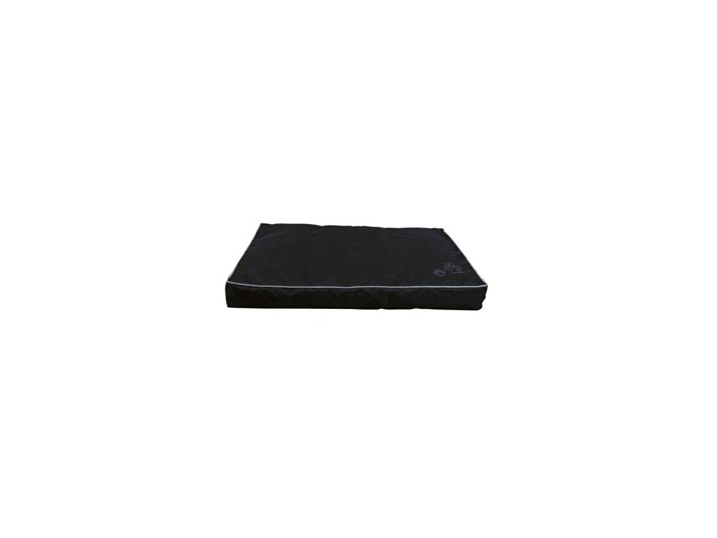 Obdelníkový polštář DRAGO s packou 70 x 45 cm černý
