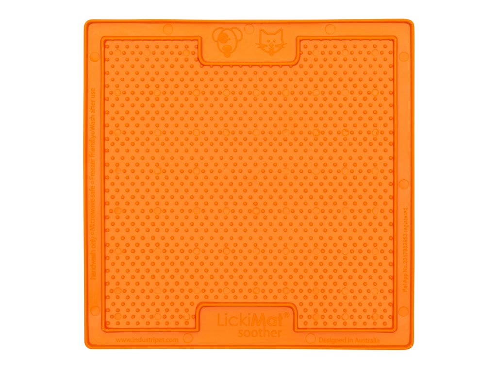 LickiMat Soother lízací podložka oranžová