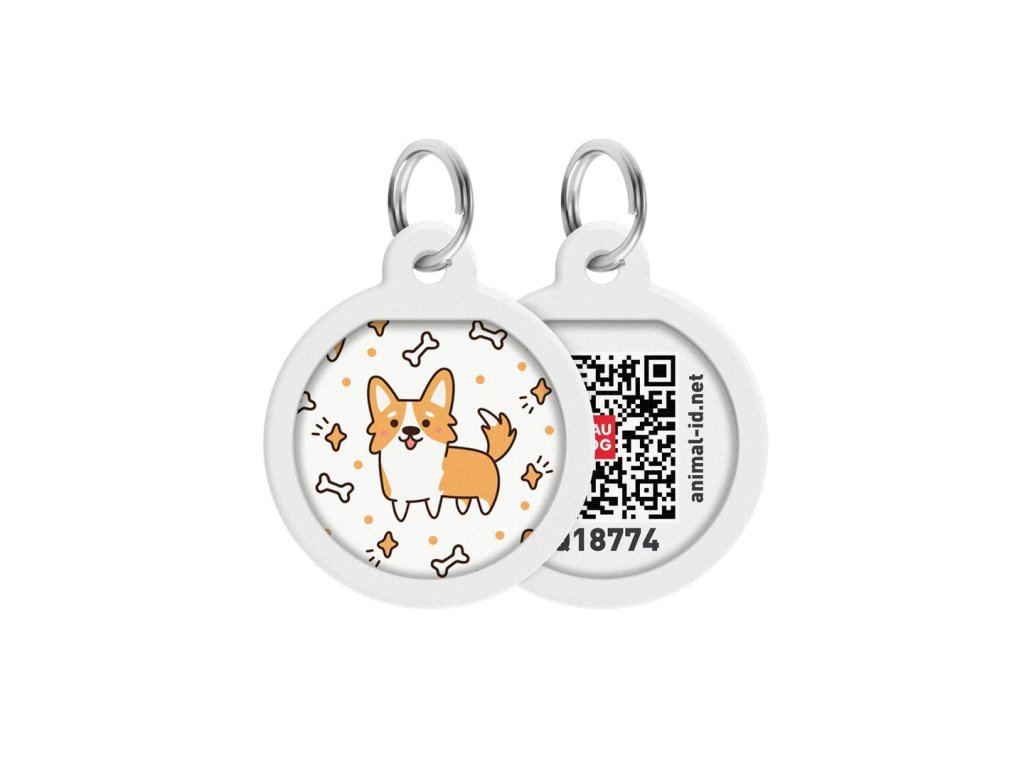 WAUDOG chytrá ID známka s QR tagem Pejsek