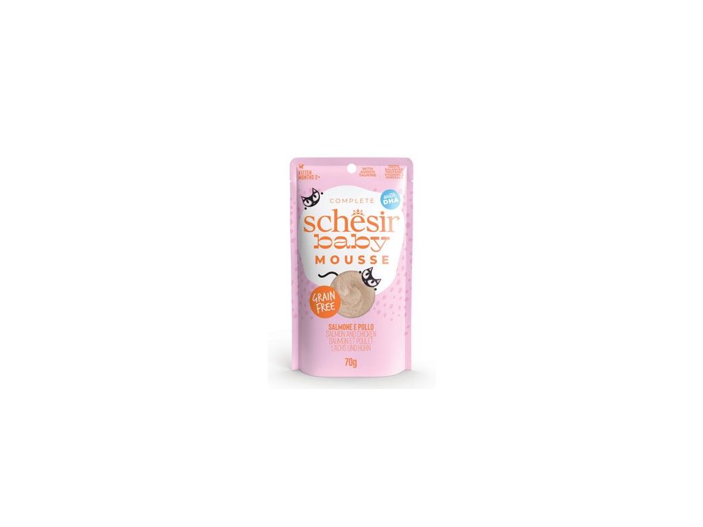 Schesir Cat kapsa Kitten Lifestage Mousse losos 70g