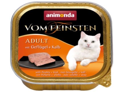 ANIMONDA paštika ADULT - drůbež, telecí pro kočky 100g