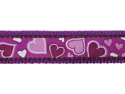 Red Dingo vodítko přepínací – Breezy Love Purple – 15 mm x 2 m