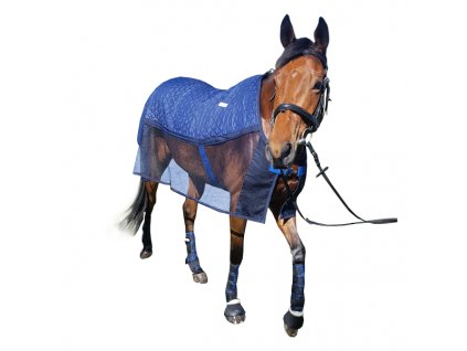 Chladící deka pro koně HyperKewl AeroChill modrá L