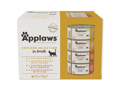 Konzerva Applaws kuře Multi 12x70g