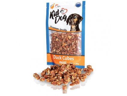 KIDDOG mini kostičky z kachního masíčka a tresky 80 g