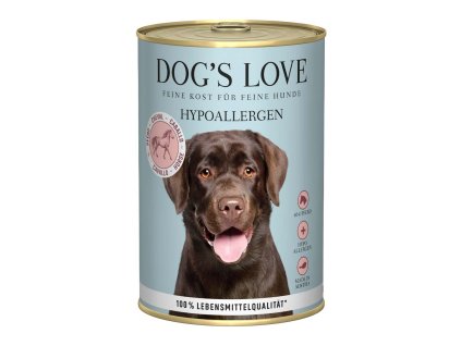 Dog's Love konzerva Hypoallergenic Koňské 400g