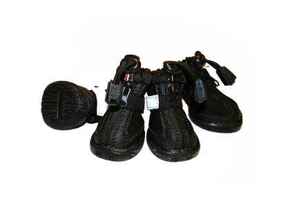 Botičky pro psy Outdoor - sada 4ks, černé / vel. 9