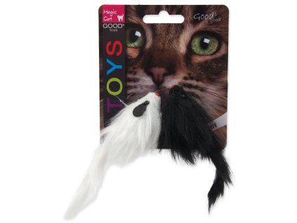 Hračka Magic Cat myš plyš chrastící 11cm 2ks