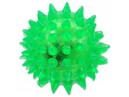 Hračka Dog Fantasy míček LED zelený 5cm