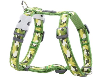 Red Dingo postroj – Camouflage Green – 15 mm x 36-54 cm