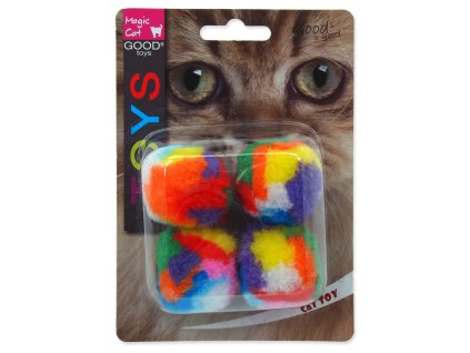 Hračka Magic Cat míček 3,75cm 4ks