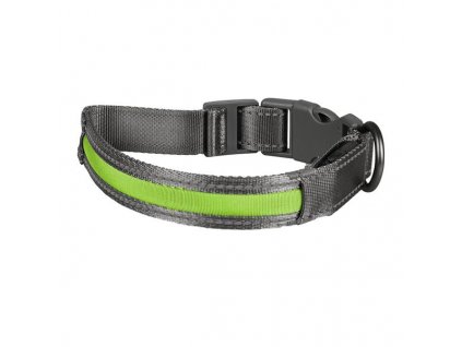Obojek nylon svít. zelený 34-41cm Duvo+