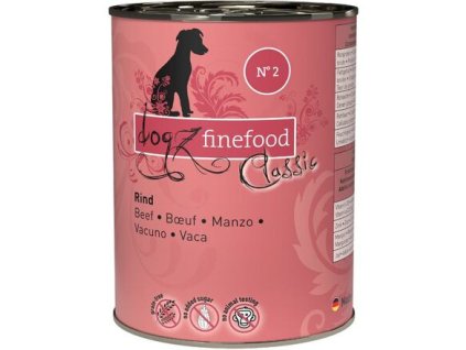 Konz. DF No.2 - s hovězím masem 400 g