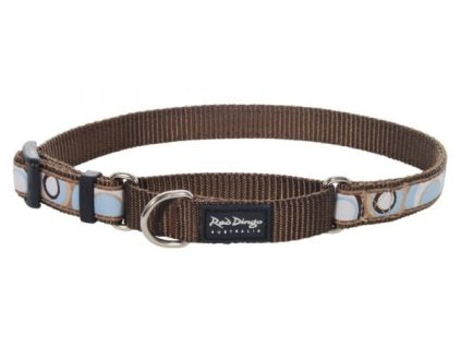 Red Dingo obojek polostahovací – Circadelic Brown – 15 mm x 26-40 cm
