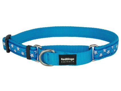 Red Dingo obojek polostahovací – Stars White – 15 mm x 26-40 cm