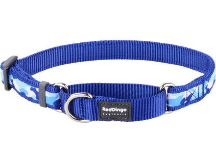 Red Dingo obojek polostahovací – Camouflage Navy – 25 mm x 41-62 cm