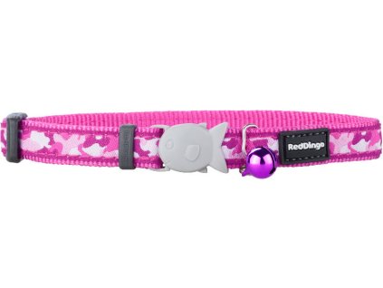 Red Dingo obojek pro kočky – Camouflage Hot Pink – 12 mm