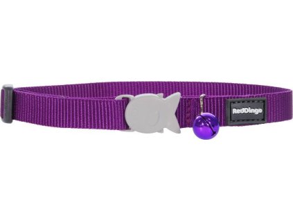 Red Dingo obojek pro kočky – Purple – 12 mm