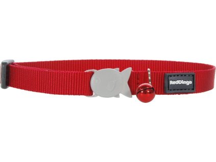 Red Dingo obojek pro kočky – Red – 12 mm