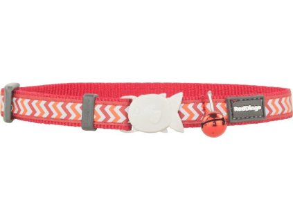Red Dingo obojek pro kočky reflexní – Ziggy Red – 12 mm