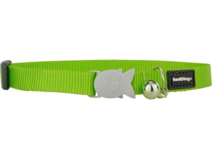 Red Dingo obojek pro koťata – Lime – 8 mm
