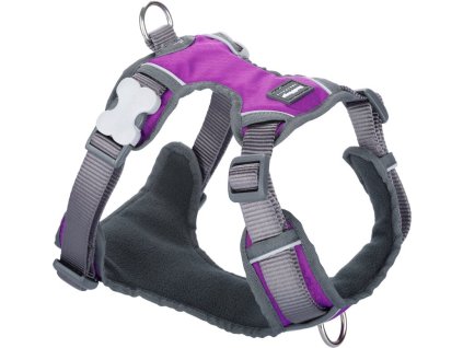 Postroj RD polstrovaný XL - 72-112 cm - Fialová