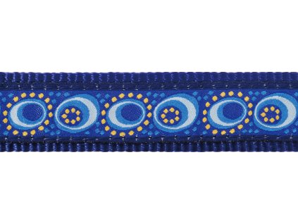 Red Dingo vodítko přepínací – Cosmos Blue – 20 mm x 2 m