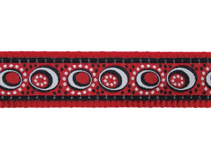 Red Dingo vodítko přepínací – Cosmos Red – 20 mm x 2 m