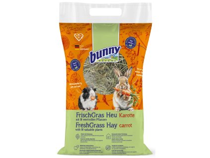 Bunny Nature seno FreshGrass s mrkví 500 g
