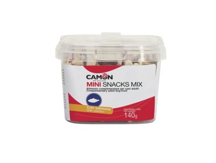 KOSTIČKY S PŘÍCHUTÍ LOSOS 2 cm 140 g