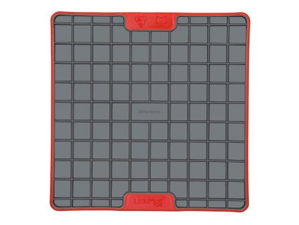 LickiMat Playdate TUFF lízací podložka červená