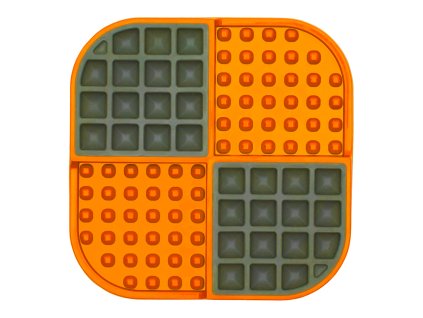 LickiMat Slomo lízací podložka oranžová