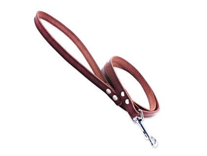 Vodítko Tamer Kožené Klasik hnědé, šíře 1,4cm, délka 115cm