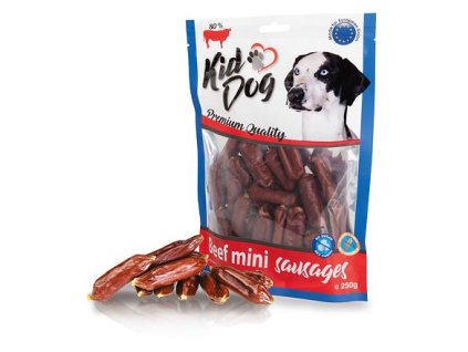 KIDDOG hovězí mini klobásky 250 g