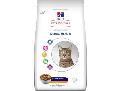Hill's VetEssentials Feline Mature Adult Dental Health Chicken 1,5 kg