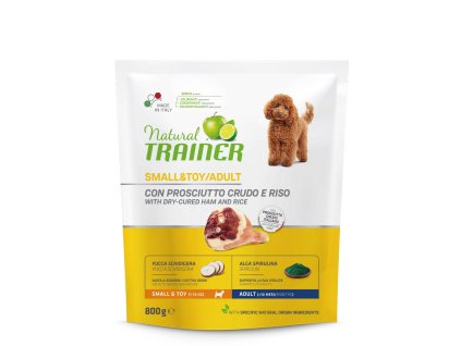 TRAINER Natural Small&Toy Adult Prosciutto a ryze 800g