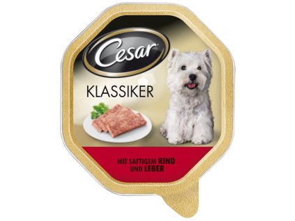 CESAR vanička s hovězím a játry 150g
