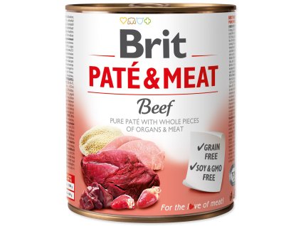 Konzerva Brit Paté & Meat hovězí 800g