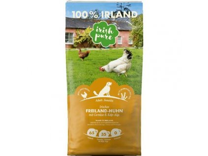 Irish Pure Adult Freiland-Huhn kuře se zeleninou a kelpou 12 kg