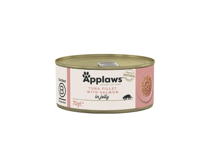 Applaws konzerva Cat Jelly Tuňák s lososem 70g