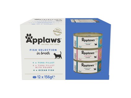 Applaws konzerva Cat Multipack Rybí výběr 12x156g