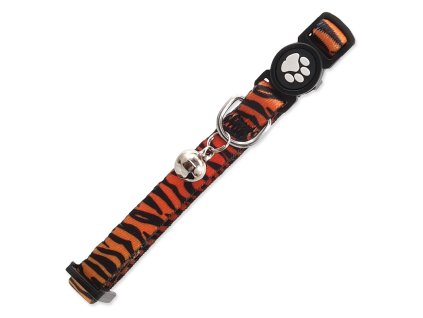 Obojek Active Cat nylon XS tygr 1x19-31cm