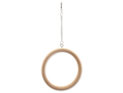 Hračka Bird Jewel houpačka dřevo kruh 15cm