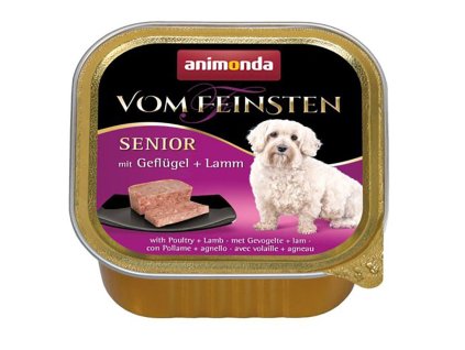 Animonda paštika pes Senior drůbeží a jehněčí 150g