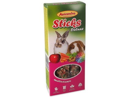 Tyčinka Avicentra Deluxe velký hlodavec, s vitamíny a medem 2ks