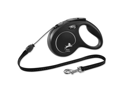 Vodítko Flexi Classic New lanko M černé 5m