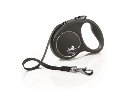 Flexi New Classic Tape M 5 m (25 kg) černá
