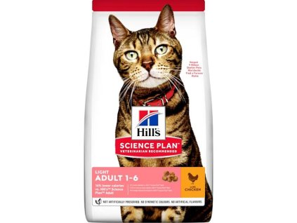 Hill's Science Plan Feline Adult Light Chicken 10 kg